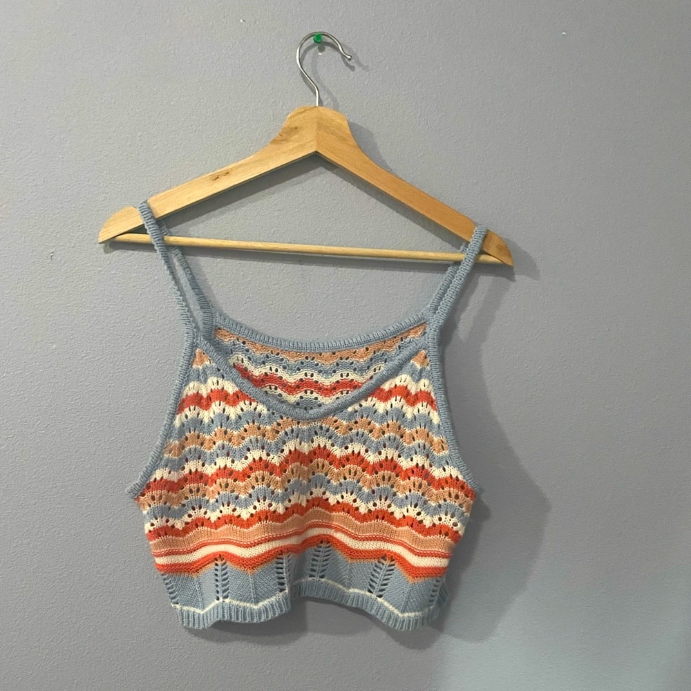 Knit crop top